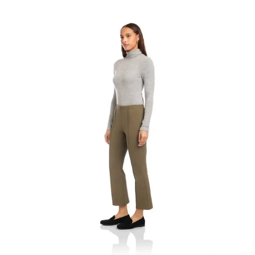 Fifteen Twenty Sigourney Pintuck Pants Light Olive M NWT Minimalist QuietLuxury